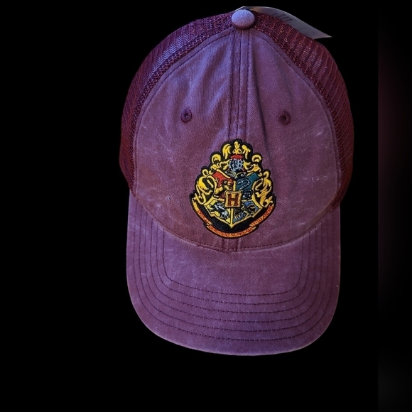 NWT Harry Potter Hogwarts Cap , adjustable adult trucker hat - Picture 13 of 16